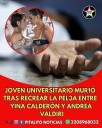 Joven universitario murió tras recrear la pelea entre Yina Calderón y Andrea Valdiri