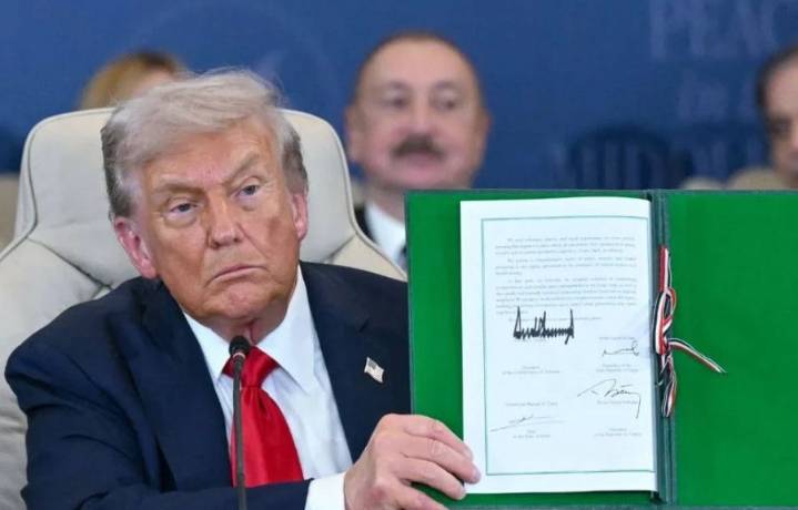 Trump proclama el “amanecer histórico” de paz en Medio Oriente