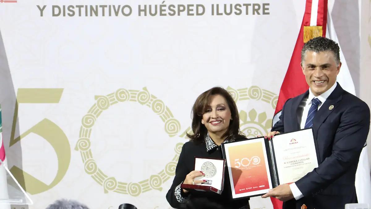 Presea Tlaxcala de los 500 años es dedicada a Xicohténcatl padre e hijo