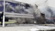 Drones de Rusia atacan trenes en Ucrania