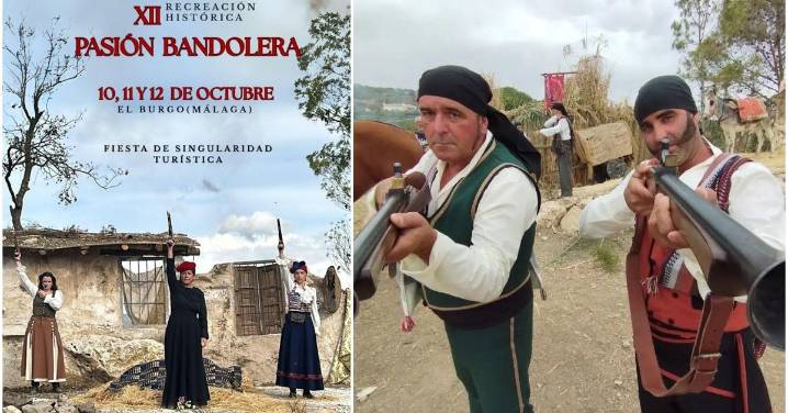 Una de las recreaciones históricas más impresionantes de Málaga este fin de semana: la Pasión Bandolera de El Burgo