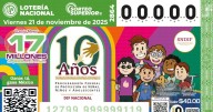 Lotería Nacional reconoce 10 años de la Procuraduría de Protección a Niñas, Niños y Adolescentes con billete