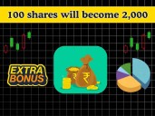 1:1 Bonus & 1:10 Stock Split: 100 shares will become 2,000