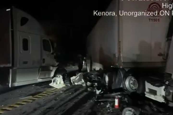 Charges laid after tractor-trailer collision on Hwy 17