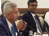 EAM holds bilateral meet with Canada FM Anand