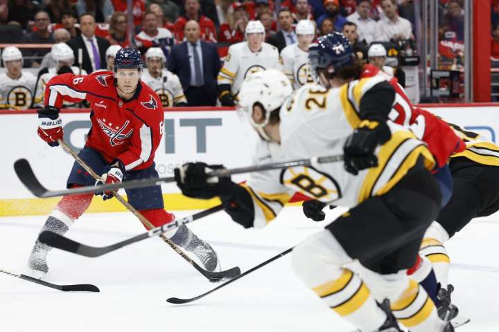 David Pastrnak powers Bruins past Capitals in Marco Sturm’s coaching debut - The Rink Live | Coverage of youth, junior, high school and college hockey