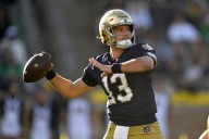 Can Notre Dame offense keep rolling after change at center?
