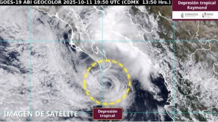 Raymond tocará tierra en Baja California Sur como depresión tropical