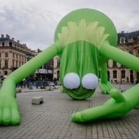 Kermit aims to ease French nerves at Art Basel Paris