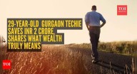 Gurgaon techie who was once unable to pay INR 500 as doctor's fee, managed to save INR 2 crore and he is doing this now