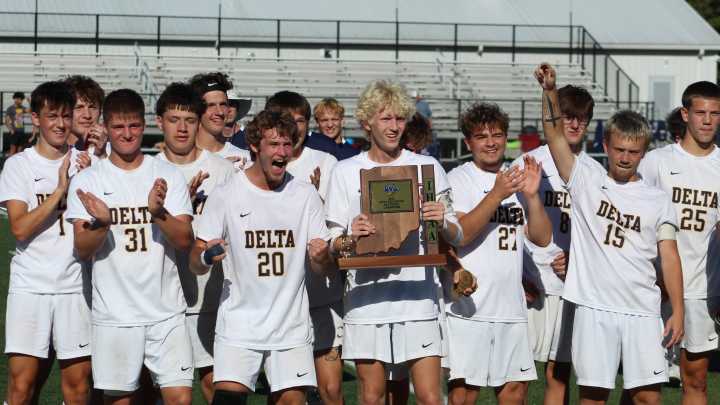 Delta boys and girls soccer both win sectional championships Saturday