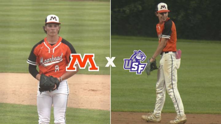 Two Moorhead Spuds baseball players will continue to be teammates in college