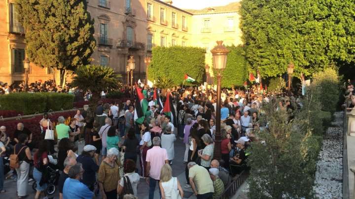 Murcia se llena de voces contra la invasión israelí en Gaza