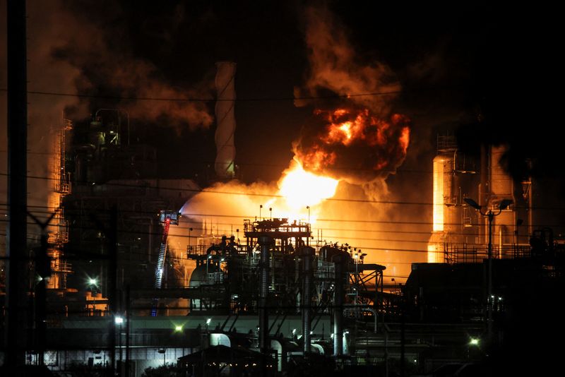 Fire breaks out at Chevron's El Segundo refinery in Los Angeles
