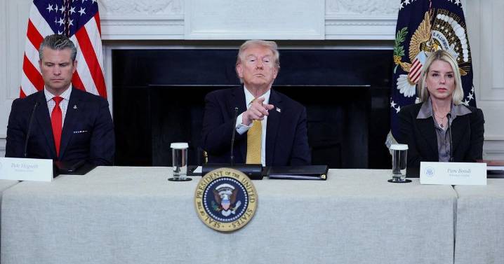 Trump insists he can strike alleged drug traffickers without Congress declaring war