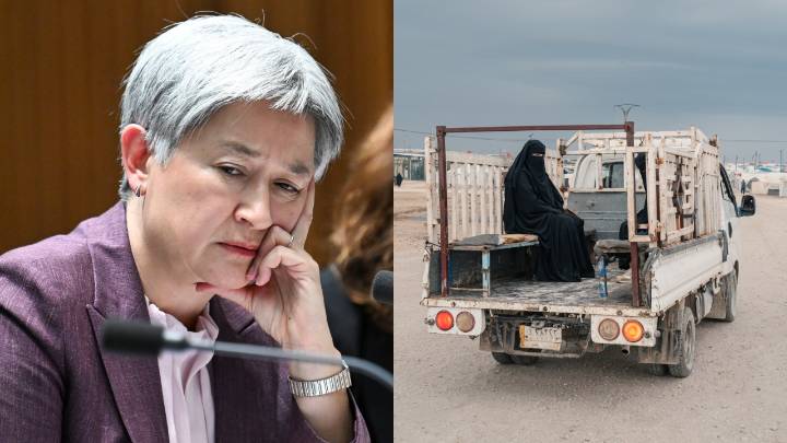 Government will not 'repatriate' further ISIS brides, Penny Wong says, as senators fear 'death cult' members could still return