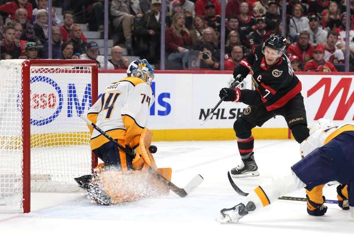Ottawa Senators captain Brady Tkachuk sidelined after undergoing thumb surgery