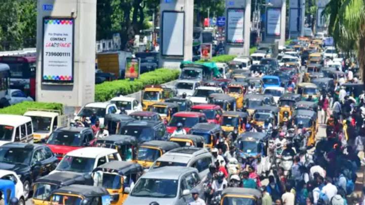 Day Two Of Chaos: Severe Traffic Snarl On Vijayawada-Hyderabad After Dussehra Holidays