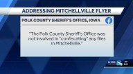 Polk County Sheriff denies role in Mitchellville document confiscation