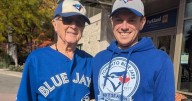 His grandfather introduced this fan to baseball and the Blue Jays. Now they savour the World Series run together