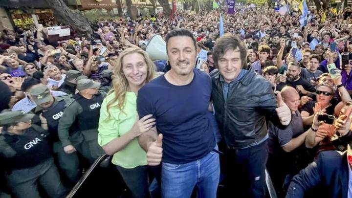 Milei llevó su caravana a Mendoza: "No se dejen ganar por el pesimismo