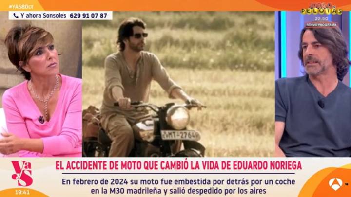 Eduardo Noriega, sobre el accidente de moto por el que casi pierde la vida: "Estaba convencido de que me mataba"