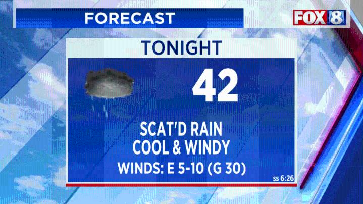 Forecast: Widespread, steady rain in NE Ohio
