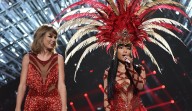 Nicki Minaj Live Tweets Her Review of Taylor Swift’s New Album, Reveals Her Favorite Lyrics | Longform, Nicki Minaj, Taylor Swift, The Life of a Showgirl | Celebrity News and Gossip | Entertainment, P