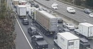 M25 and M4 chaos as major motorways shut after horror crash and fire with huge queues