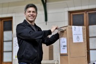 El voto de Axel Kicillof en La Plata