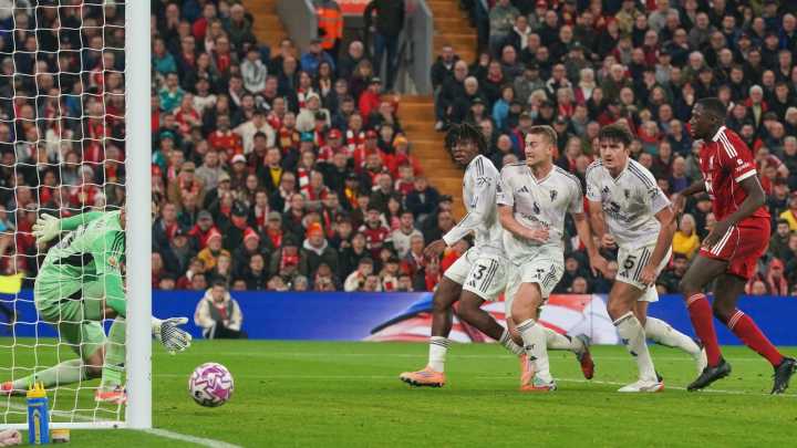 Manchester United’s Harry Maguire heads late winner in 2-1 defeat of struggling Liverpool