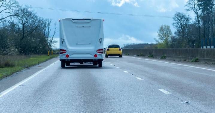 People with caravan told by police they could be fined for parking if they don't do one thing
