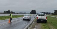 Advierten sobre peligro por inundación en un tramo de la Ruta 226