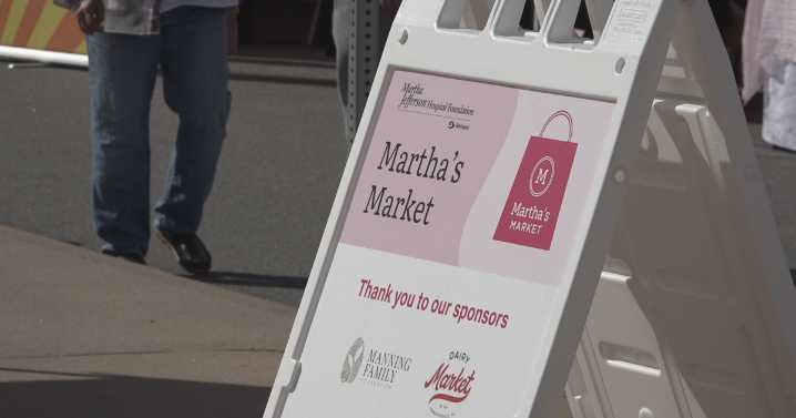 Residents shop for a aause at 32nd Annual Martha’s Market