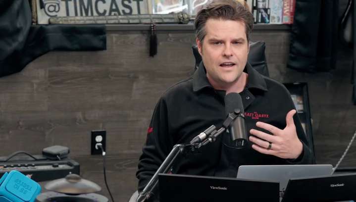 Matt Gaetz Say Congressmen Had to Wear ‘Demoralizing’ QR Codes For AIPAC Donors