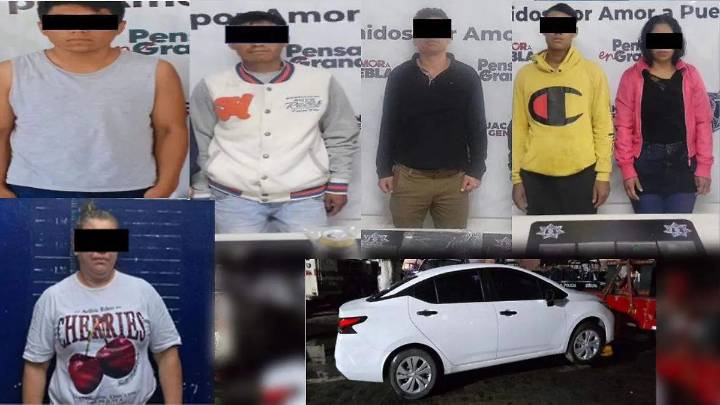 Este fin de semana cayeron dos presuntos ladrones y cuatro personas con aparente droga en Tehuacán