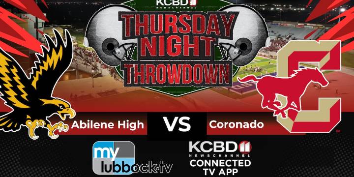 THURSDAY NIGHT THROWDOWN: Tonight, Coronado hosts Abilene, 7 p.m.