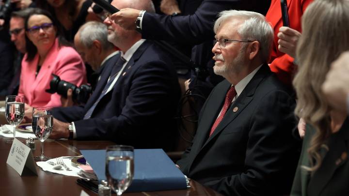 ‘He seems like a nice guy': Aftermath of Trump’s embarrassing blasting of Australian ambassador Kevin Rudd revealed