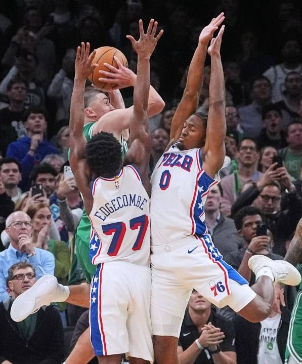 Maxey scores 40 points as 76ers rally to beat Celtics 117
