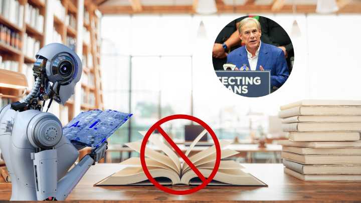 Para cumplir con la ley de Abbott: escuelas de Texas debieron usar IA para revisar a fondo los libros
