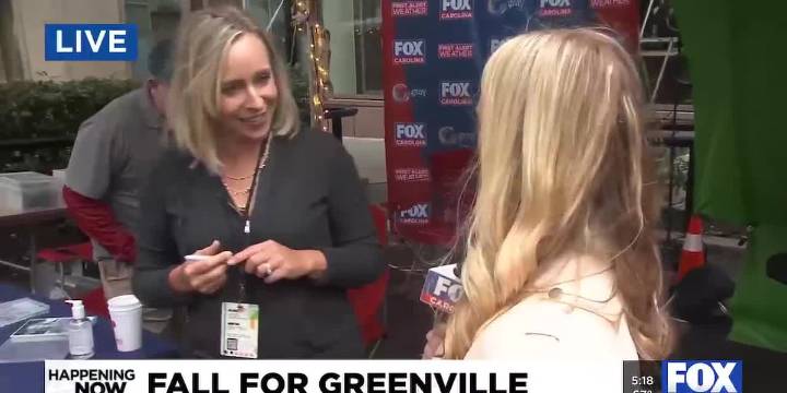 FOX Carolina's tent at Fall for Greenville
