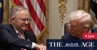 Australia news LIVE: AUKUS reaffirmed, critical minerals deal signed in Albanese-Trump meeting; $11.7 million cocaine shipment seized by AFP, Chilean police