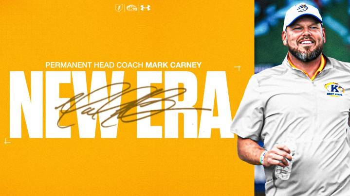Kent State University removes interim tag, names Mark Carney head coach