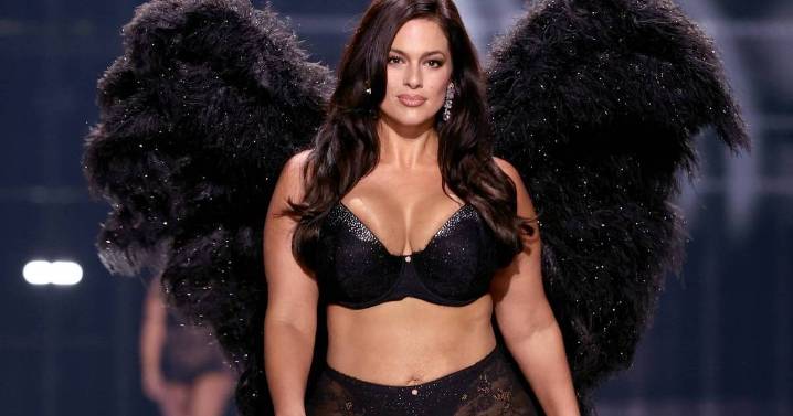 Ashley Graham Wows Fans in Black Lingerie Look