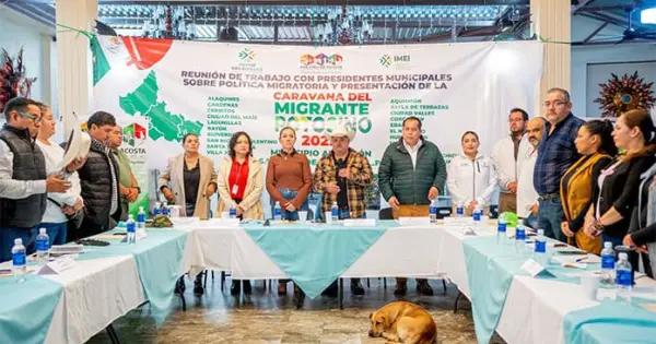 Definen estrategias de caravana del migrante
