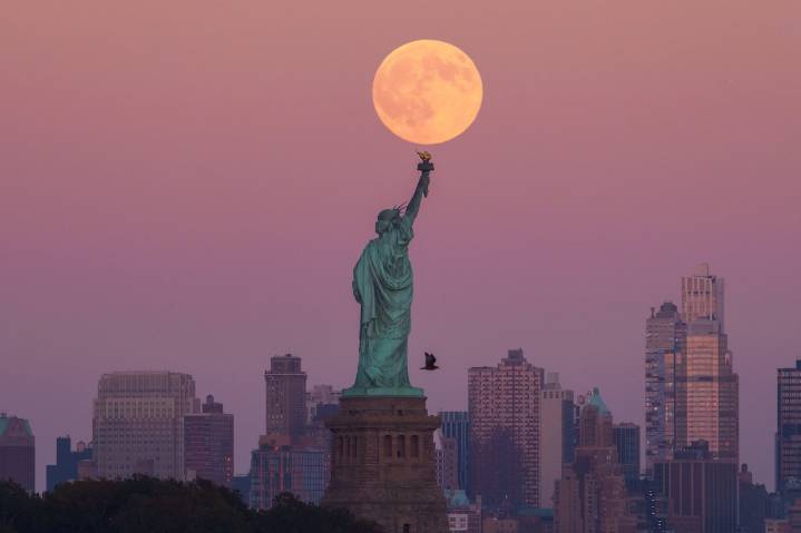 October’s supermoon led to creative photos from around the world