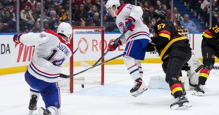 Demidov has goal and 2 assists, Canadiens rally to beat Canucks 4