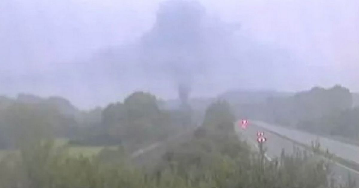 M5 LIVE: Huge traffic queues with truck 'fully on fire' as motorway closed