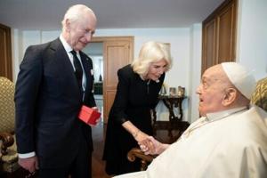 King Charles, Pope Leo pray together in historic first