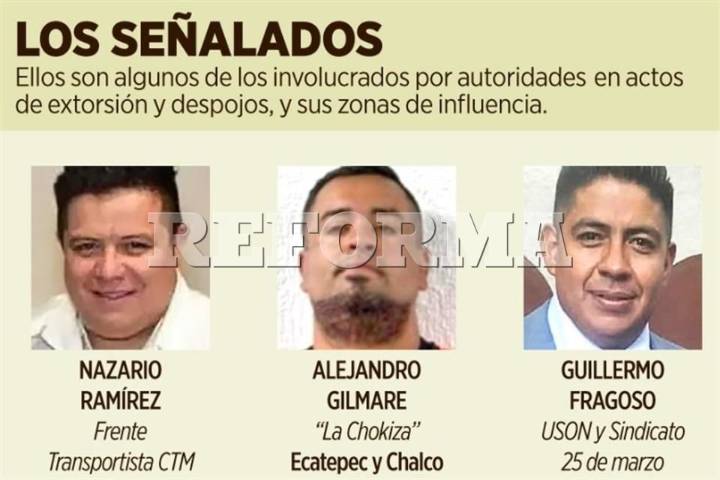Van contra extorsión de fachada sindical